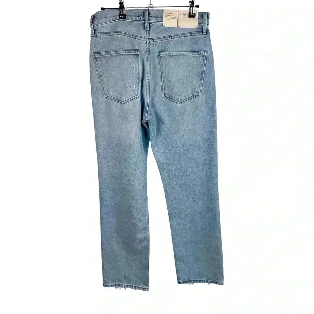 AGOLDE Light Wash Ripley Straight Leg Jean - Picture 3 of 9